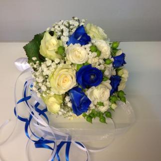 Bouquet sposa in blu