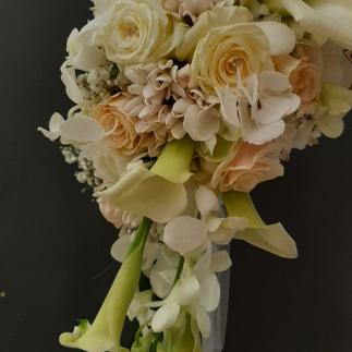Bouquet sposa effetto cascante