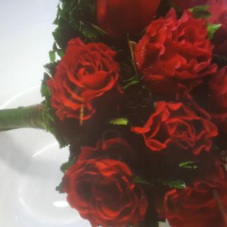 Bouquet rotondo rose rosse